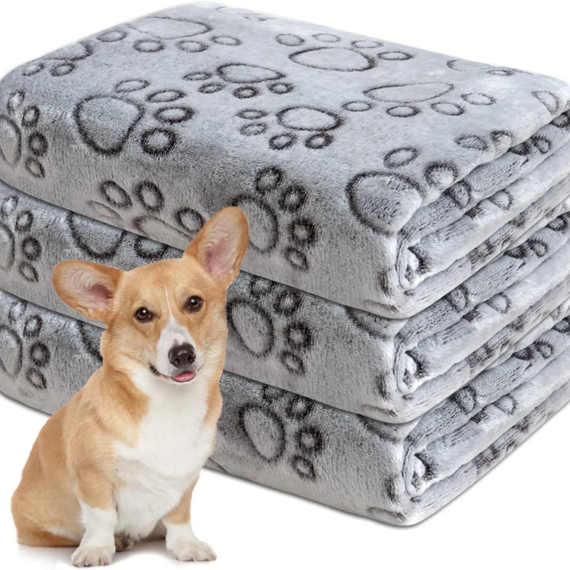Pet Blanket, Dog Double-Sided Velvet Blanket, Autumn And Winter Blanket, Warm Blanket, Dog Bed Pad, Pet Bath Towel