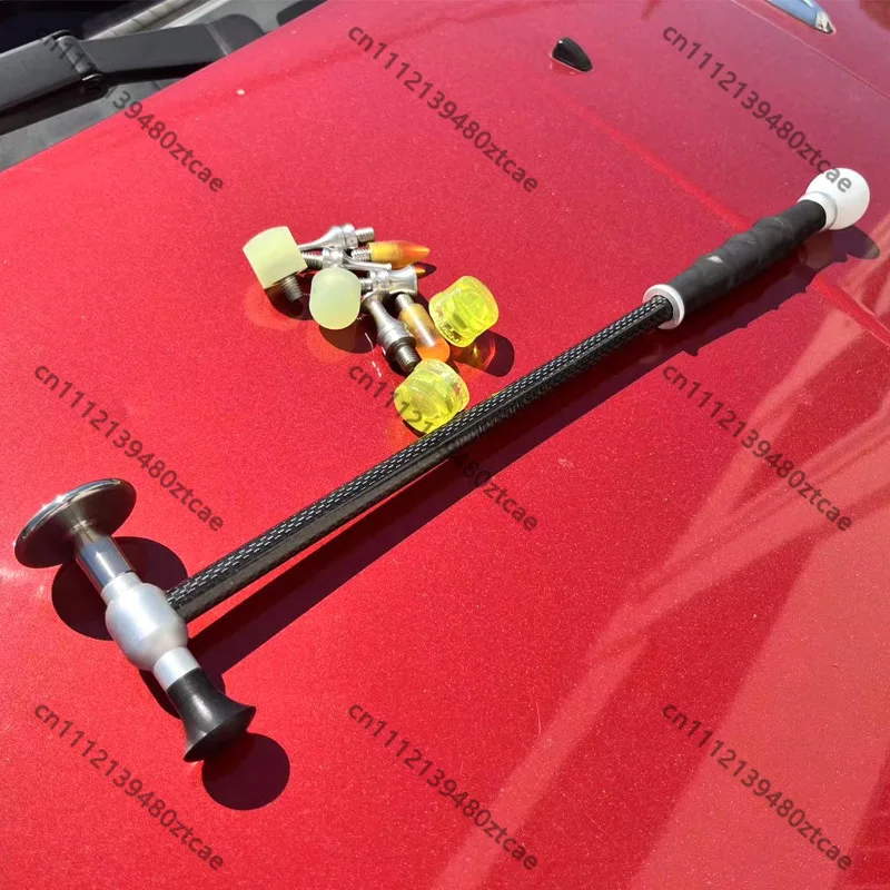 Carbon Fiber Leveling Tapping Hammer For Car Dent Repair With Replacement Head Auto Fix Accessory