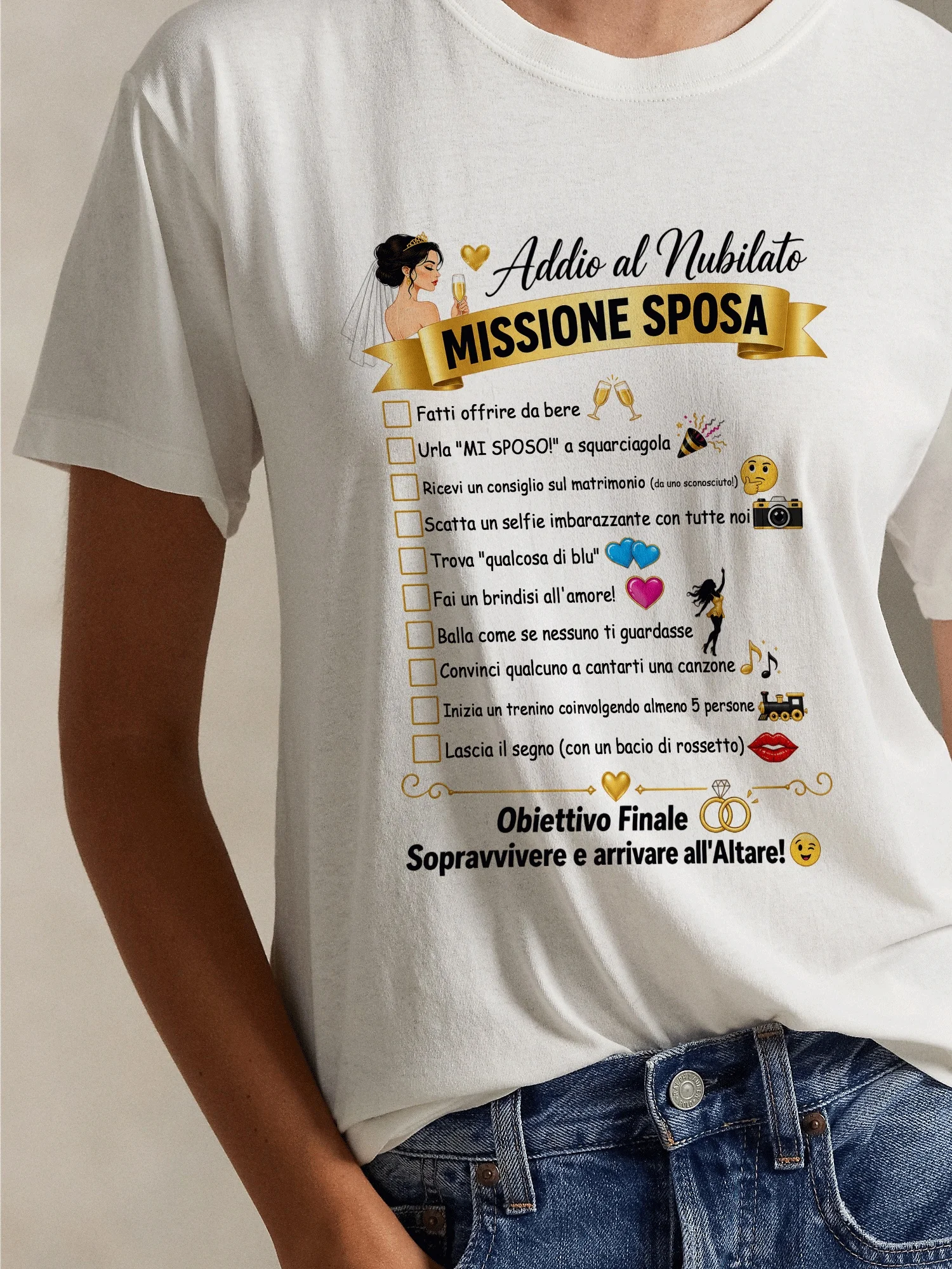Camisetas a juego para el equipo de la novia, divertidos conjuntos italianos para despedida de soltera, camiseta para la cacería al tesoro, regalo de propuesta para damas de honor y damas de honor de honor