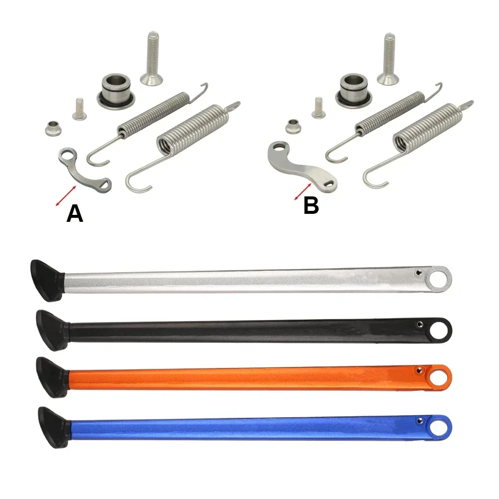 حامل جانبي لوقوف السيارات للدراجات النارية مع مجموعة زنبركية لـ KTM XC XCW XCF XCFW EXC EXCF 2008-2023 لـ Husqvarna TE FE TX FX 2012-2023