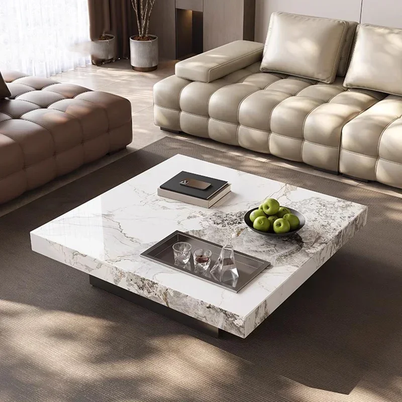 Simple Cheap Coffee Table Modern Center Glass Nordic Luxury Storage Coffee Table Transform Antique Metal Meubles Salon Furniture