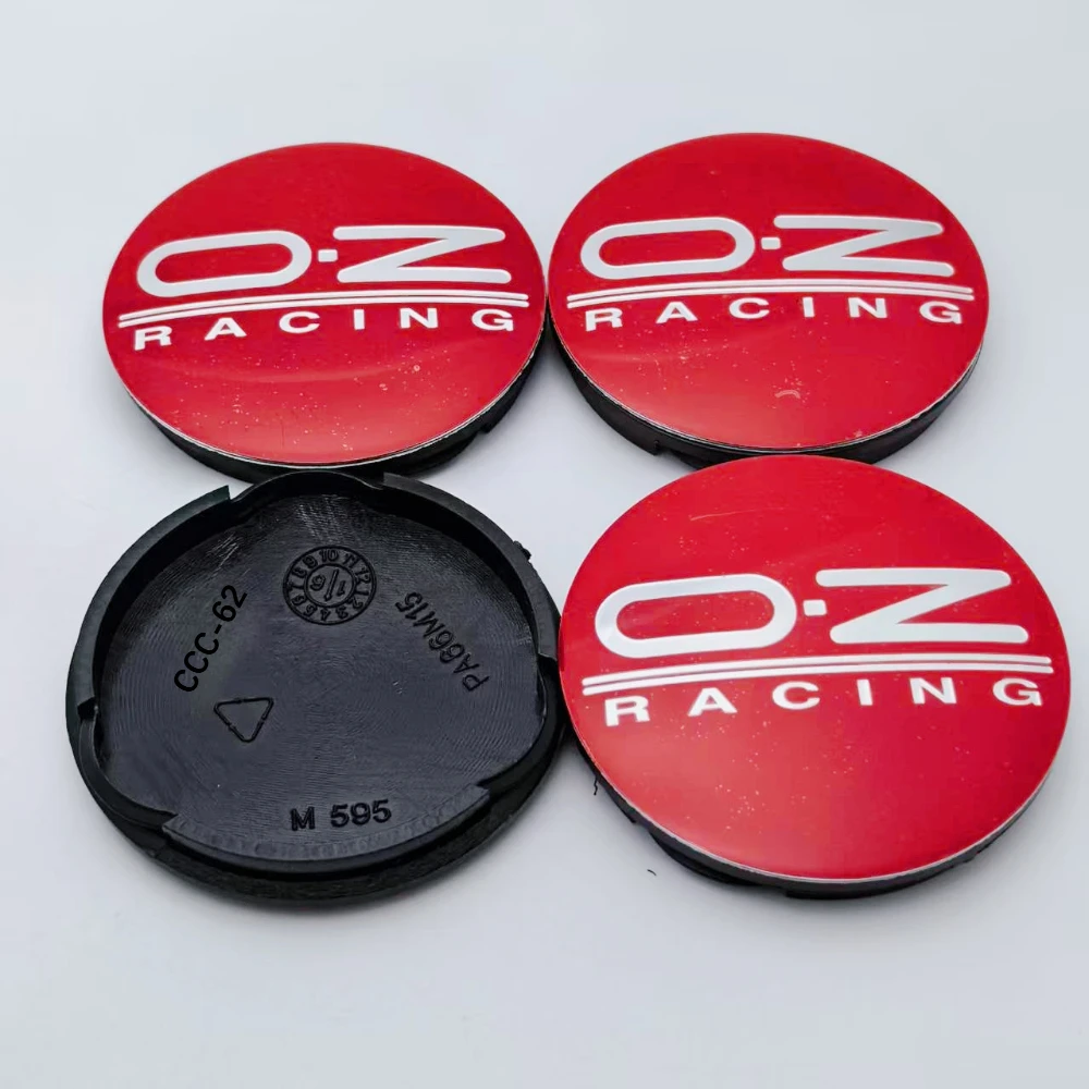 4 Stück M595 OZ Racing Sport Emblem Radnabenkappen, Außendurchmesser 62 mm, Clips 58 mm, Radkappen, Felgenabdeckung, OZ Radkappen, Radkappen, Autozubehör – Detail 8