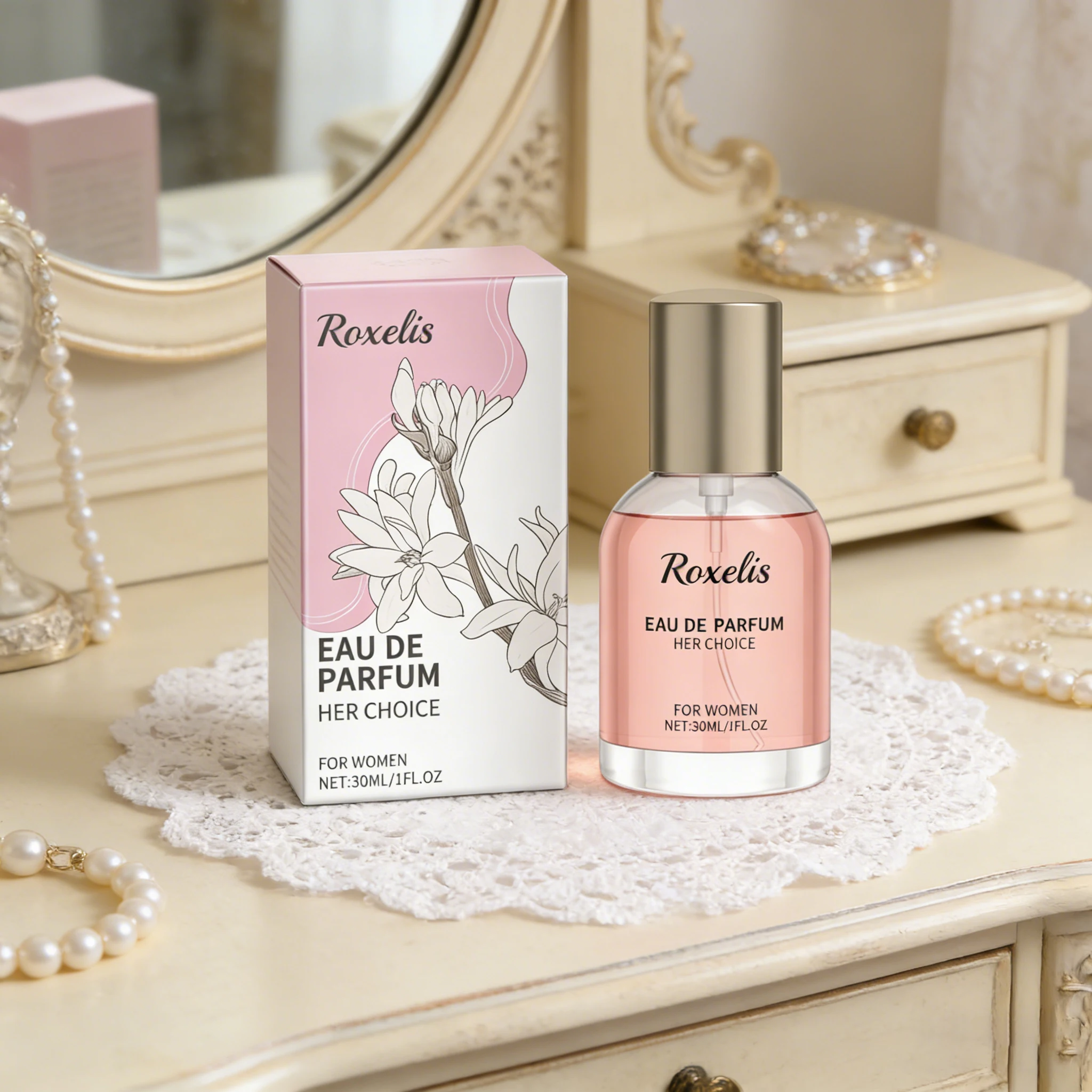 

30ML Women Perfume Eau De Parfum Long Lasting Floral Scent Enhance Charming Improve Self-confidence Unique Perfume for Daily Use