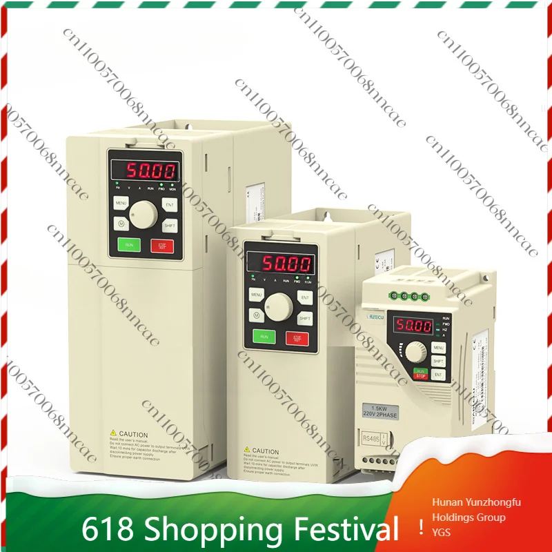 AC Variable Frequency Drive (VFD) Inverter, 0.75kW–11kW 3-Phase 380V Input for 0.5–15HP Motor Speed Control
