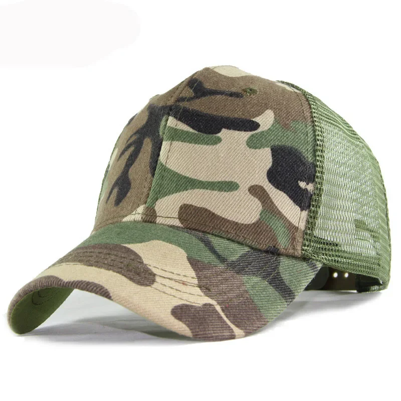 

Baseball Cap Outdoor Sport Caps Leisure Camo Hat Sunscreen Duck Tongue Hat Snapback Caps Men's and Women's Camouflage Caps