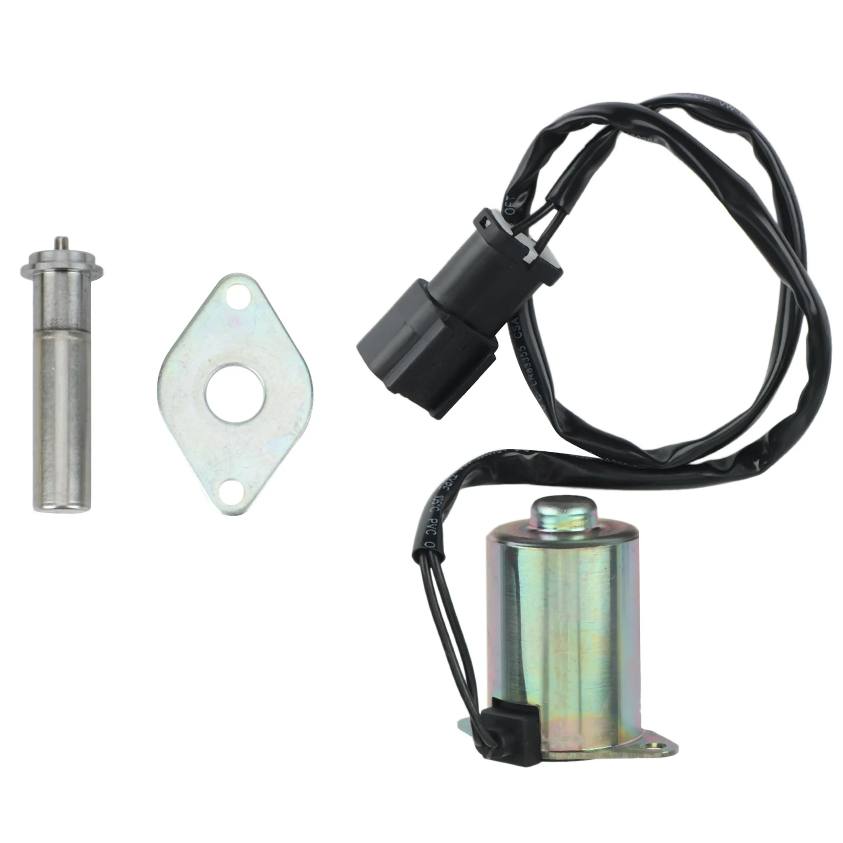ABZV-untuk Komatsu PC200-6 (6D102) Kunci Pengaman Katup Solenoid Putar Putar Nomor Komponen 206-60-51130 2066051130