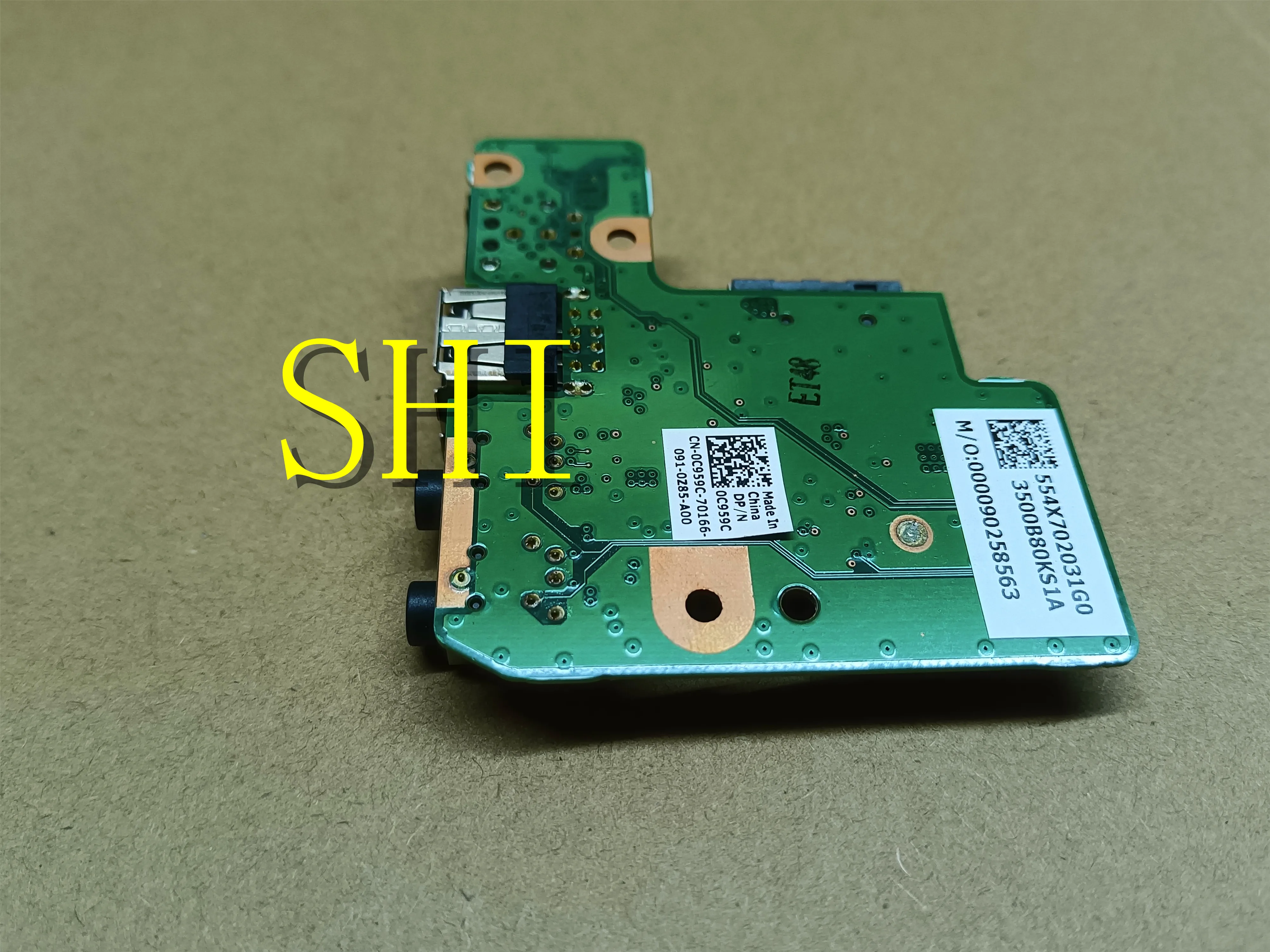 Placa de audio de alimentación USB 0C959C Original para Dell Latitude E5400, 10708-1, 48x716.011, probada, buen envío gratis