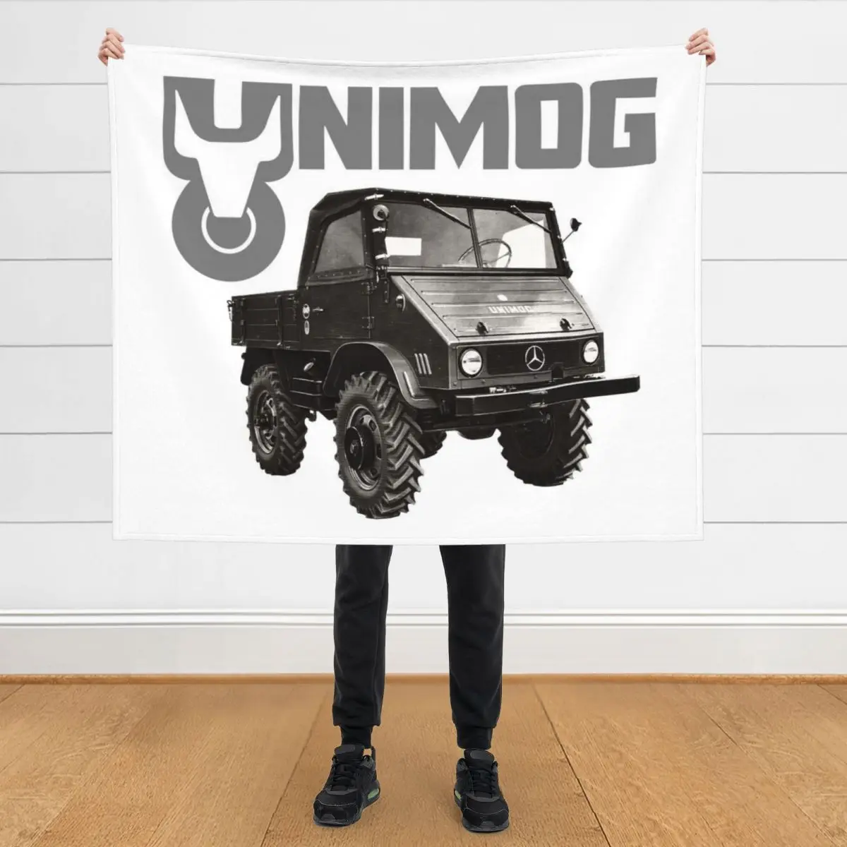 

UNIMOG oldschool Throw Blanket christmas gifts Luxury Designer Plaid on the sofa Blankets For Sofas Blankets