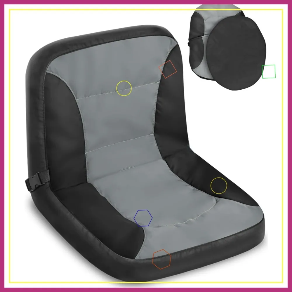 

Universal Riding Mower Seat Cover, Heavy Duty Polyester, Anti-Slip, Back Pockets, Medium