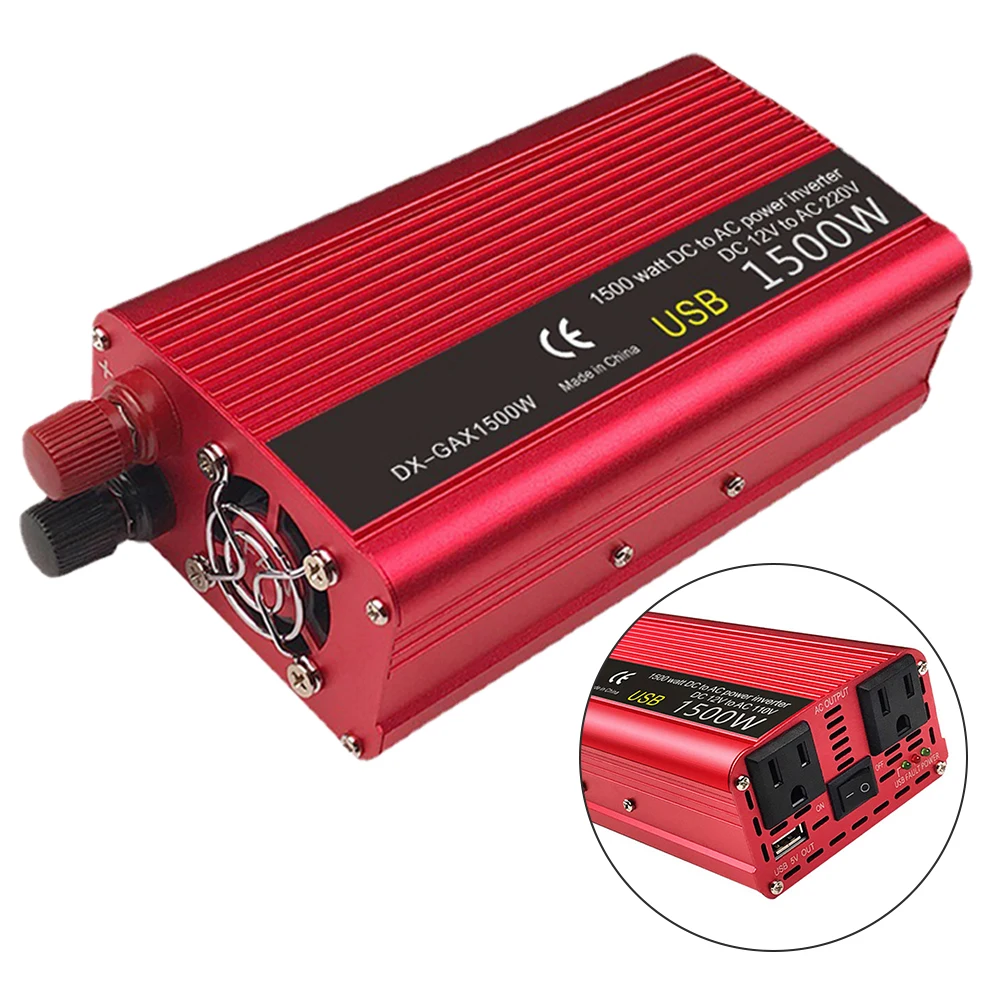 Household Battery Converter Inverter Battery Converter No Load Current Consumption Non Deformation Continuous Output Power Notes