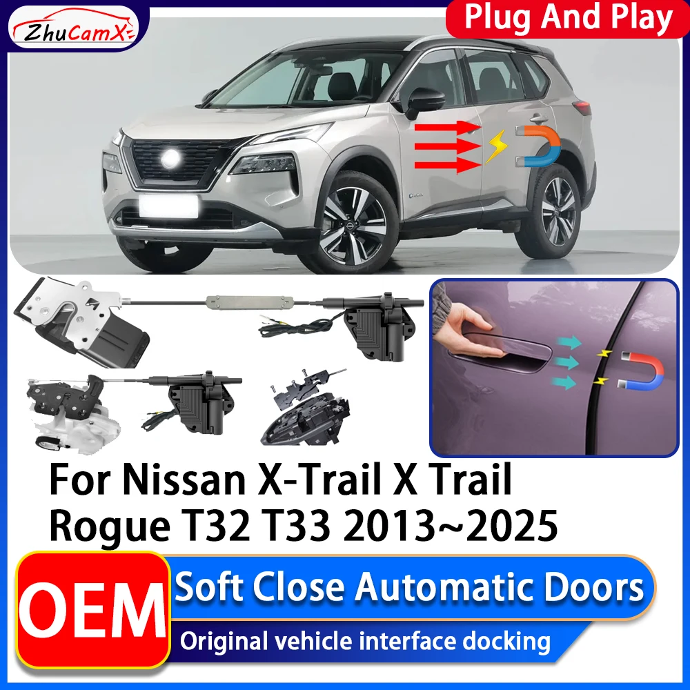 OEM Electric Suction Power Soft Close Car Door Automatic Door Closing System For Nissan X-Trail X Trail Rogue T32 T33 2013~2025