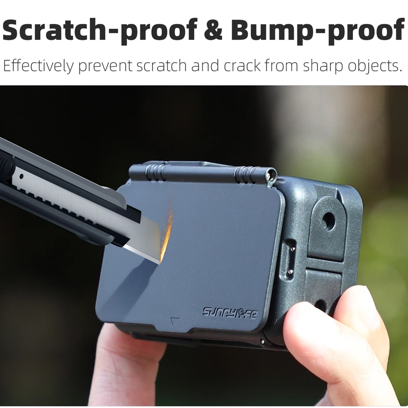 Pare-soleil Rabbit Jos pour DJI Action 5 Pro, étui anti-chute pliable, cadre Boder 6,000, accessoires de capot solaire, Action 4/3