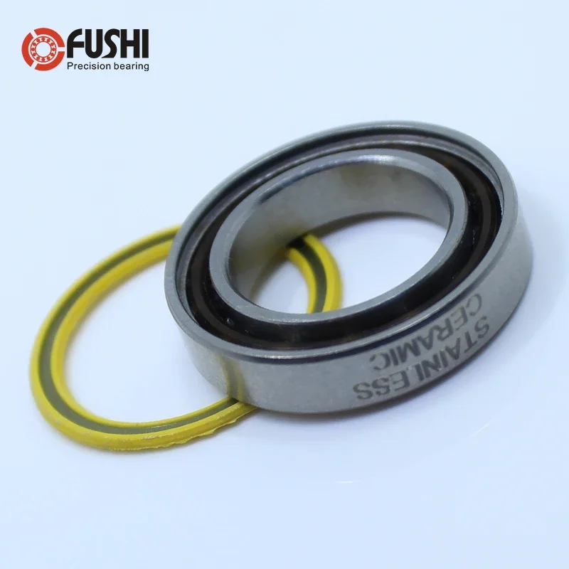 6902-2RS สแตนเลสแบริ่ง 15*28*7 มม. (1 ชิ้น) ABEC-3 6902 ฿จักรยานด้านหน้าด้านหลังฮับล้อ 15 28 7 ลูกเซรามิคแบริ่ง