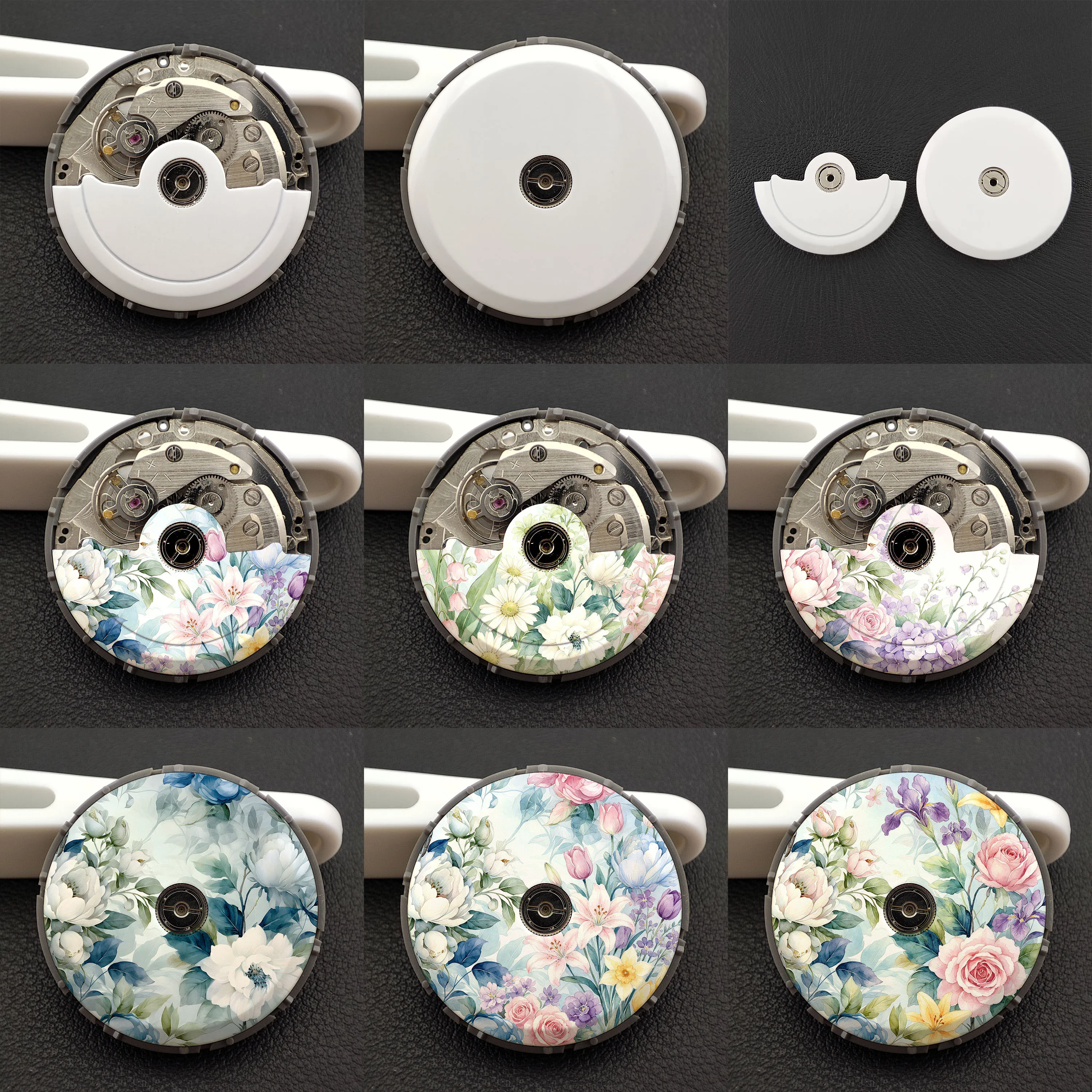 Watch Movement Rotor Can Custom Color Picture Oscillating Weight Rotor Fit NH34 NH35 NH36 NH38 4R Movements Replacement Parts