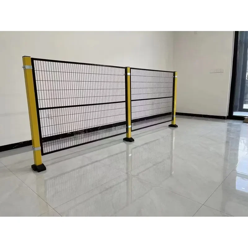 Professional Factory Mobile Workshop Steel Safety Guardrail Isolation Barrier System 3D Modeling Waterproof