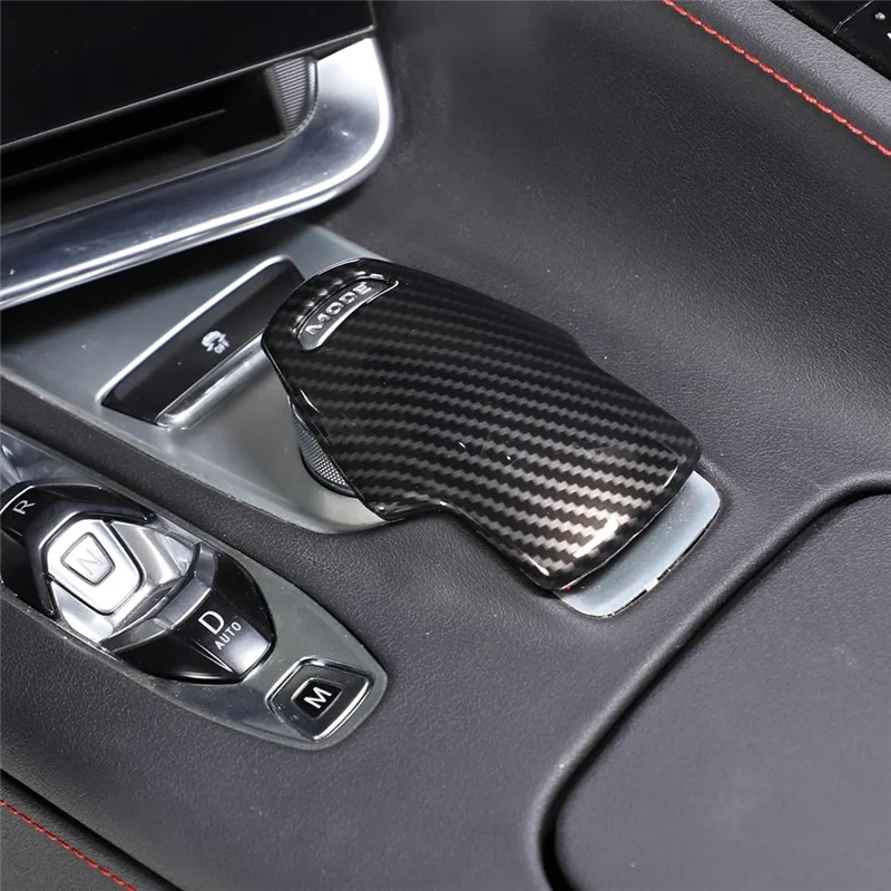 الدقة 1 قطعة استبدال أجزاء ل كورفيت C8 2020-2023 سيارة والعتاد التحول غطاء لوحة اكسسوارات الكسوة ABS الكربون F