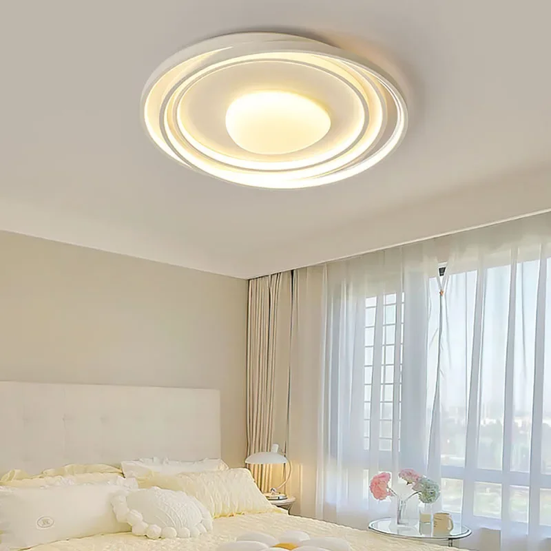 Modern LED Ceiling Lamps Chandelier Creative Modeling Ceiling Light Living Room Bedroom Simple Round Home Decor Indoor Lighting