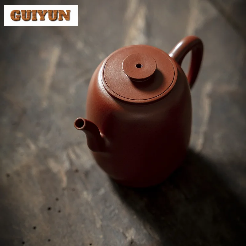 Pure Handmade Zisha Pot, Autêntico Yixing Bule De Argila Roxa, Raw Ore Dahongpao Mud Beauty Kettle, Presentes Teaware Personalizados, 140ml