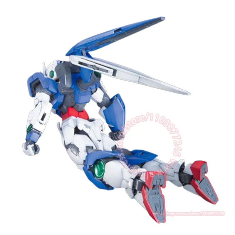 BANDAI Gundam MG 1/100 OO QAN[T] Action Figure Modello periferico Ornamenti per il desktop Giunti decorativi Regalo di compleanno mobile