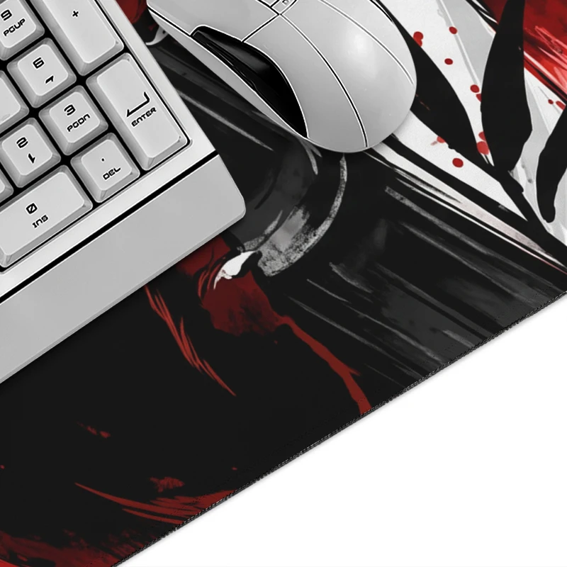 Mouse Pad Gamer Red Panda Japanese printon demand Large Custom HD Mousepad XXL keyboard pad Soft Non-Slip Mice Pad