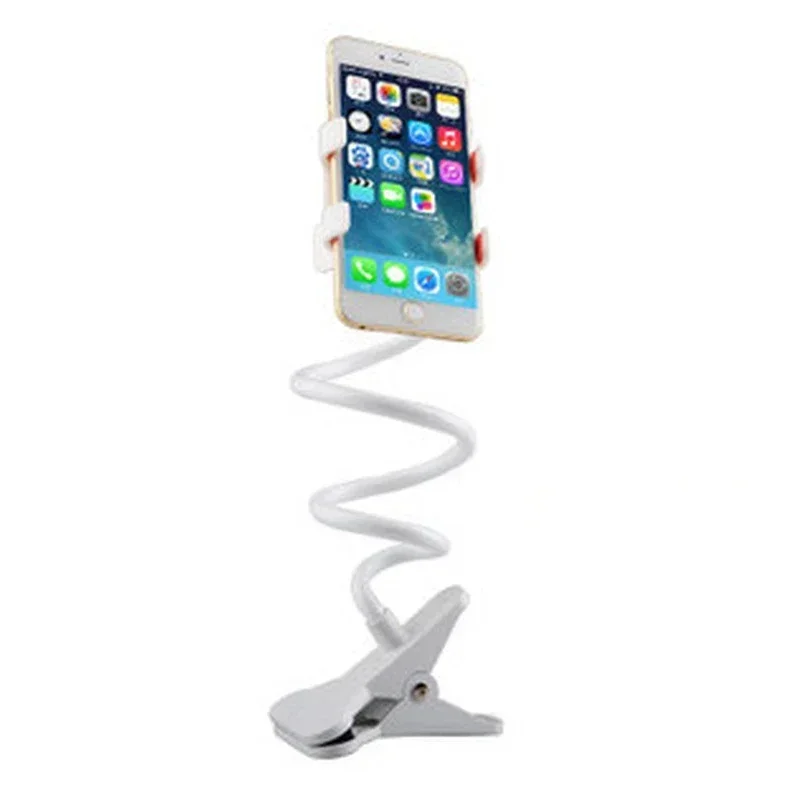 70 cm 360 Clip Mobiele Telefoon Houder Stand Draagbare Flexibele Luie Bed Desktop Beugel Smartphones Bureau Bed Mount Stand Base ondersteuning