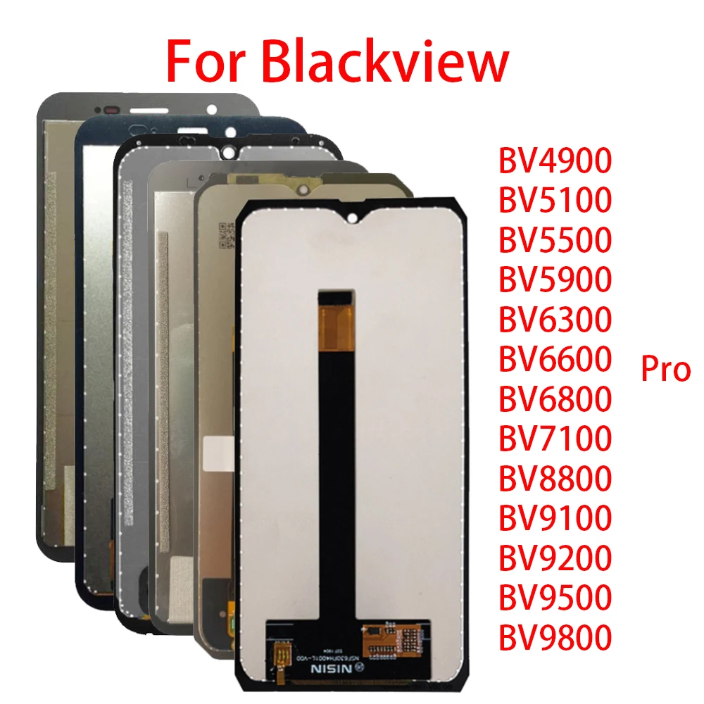 For Blackview BV4900 BV5100 BV5500 BV6300 BV6600 BV6800 BV7100 BV8800 BV9100 BV9200 BV9500 BV9800 Pro LCD Display Touch Screen