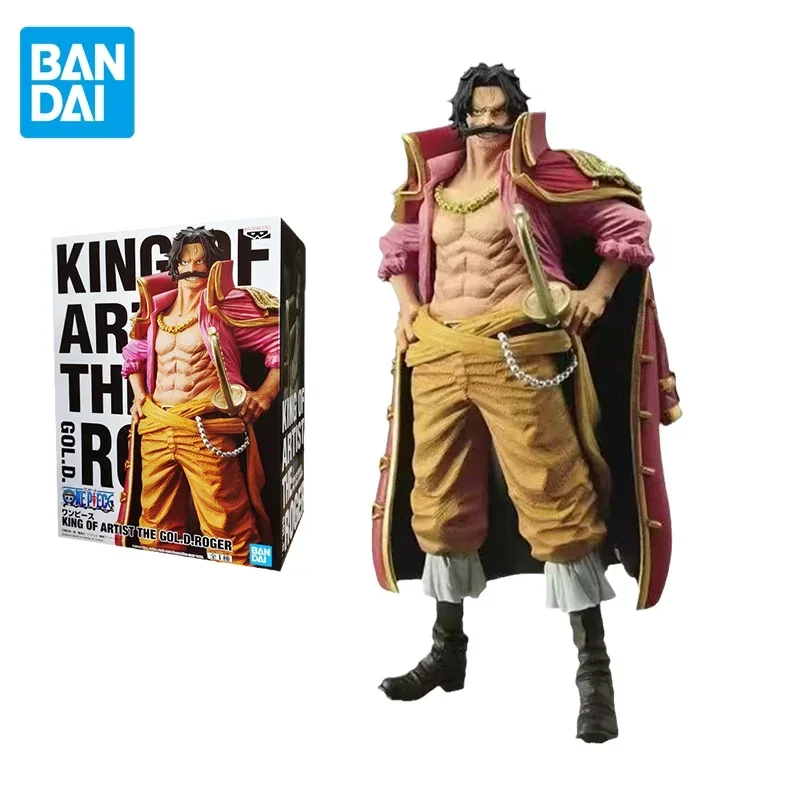 Bandai-Figurine d'anime originale One Piece, KOA, Gol D Roger Art King, figurine d'action, jouets pour enfants, cadeau, ornements de modèle à collectionner