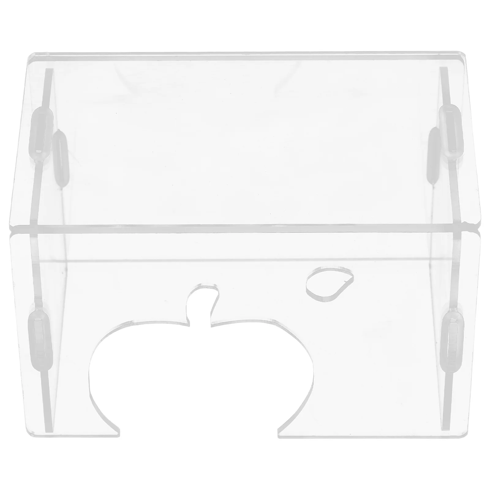 

Hamster Transparent Chamber Small Animals House Guinea Pig Hut Clear Acrylic Habitat Decor Spacious Interior Easy to Clean