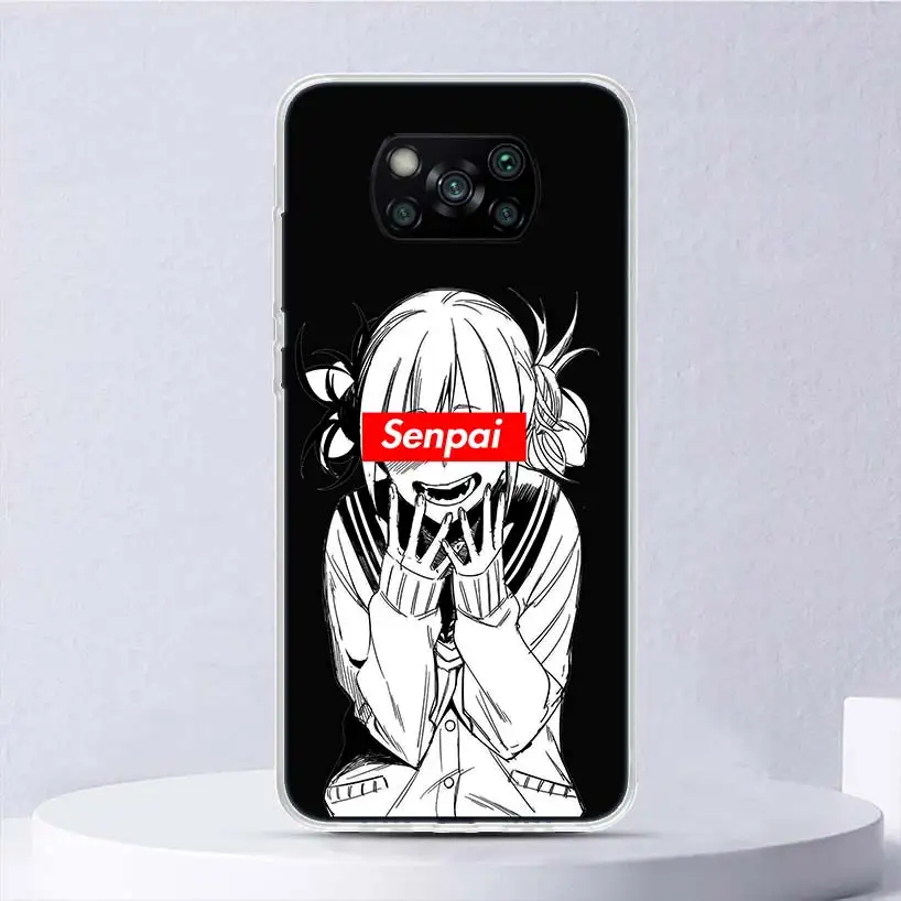 Sugoi Senpai Japanese Anime Waifu Soft Case For Xiaomi Poco X6 X5 X4 X3 Nfc F6 F5 Pro Phone Cover F4 Gt F3 F2 F1 M5S M4 M3 M5 Fu