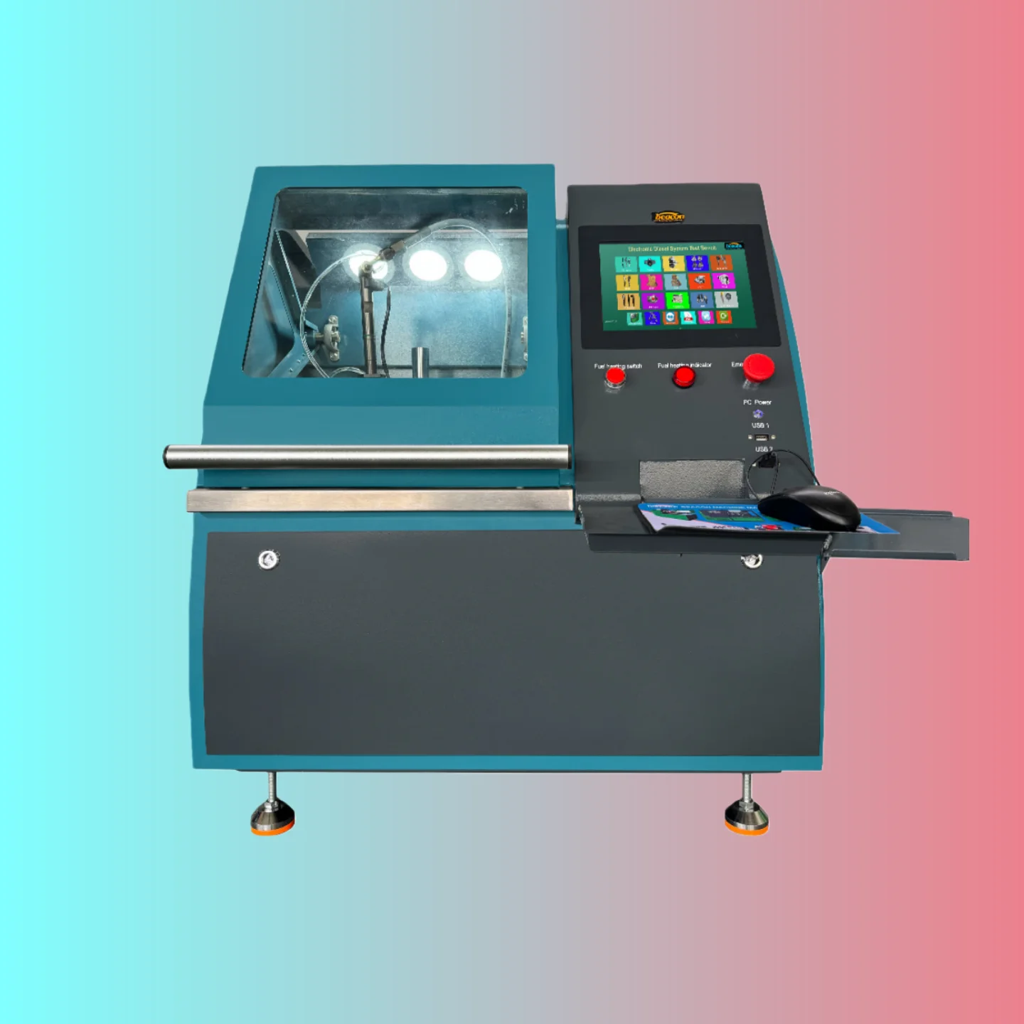 New Common Automatic Repeat Tester Mouthpiece Rail Controlled Eps206-pro CRDI High Pressure Computer Injector Conditioners Asa
