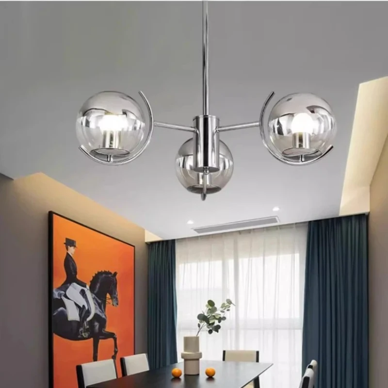 

MZISOSOD for French style living room pendant light for medieval Bauhaus dining room bedroom study Nordic magic bean ceiling