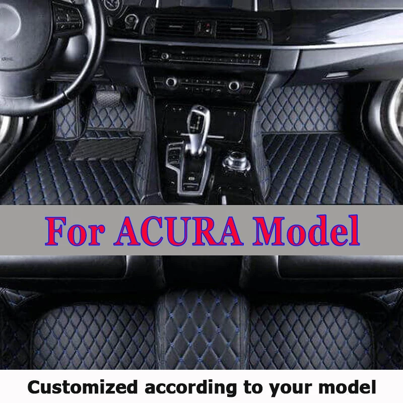 Car Floor Mats For ACURA MDX RDX ZDX RL TL CDX cc TLX TSX RSX NSX ILX Legend Integra RLX Astra CL RSX MDX Car Accessories