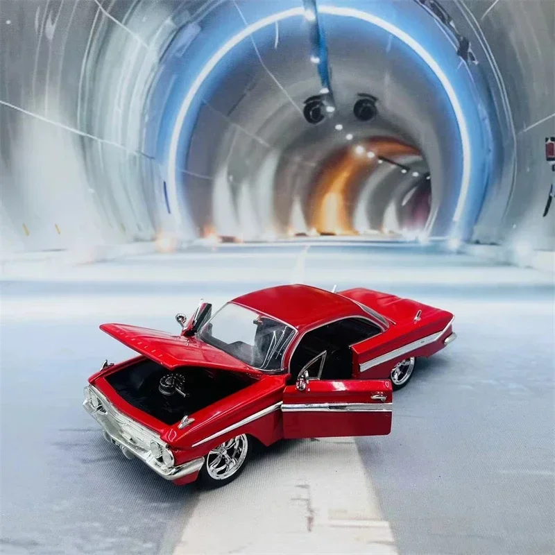 Jada1:24 إمبالا شيفروليه إمبالا نسخة نادرة نموذج سيارة مصنوع من خليط معدني مجموعة هدايا للأطفال