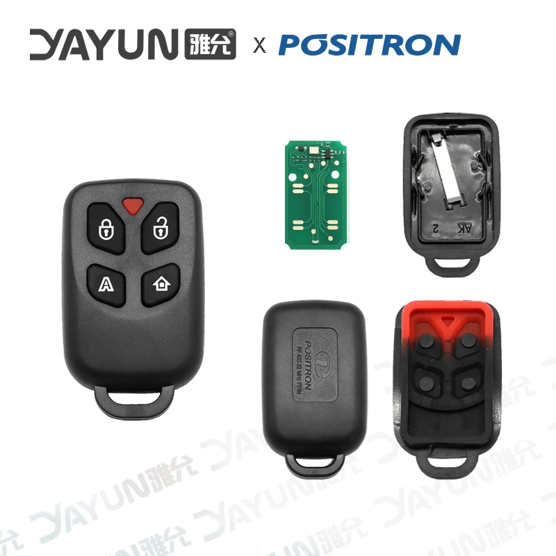 

JUHUI Remote Control PX-40 PST Positron Alarm 4 Flex Buttons New and Old Line Up to 293 300 330 360 Free Shipping