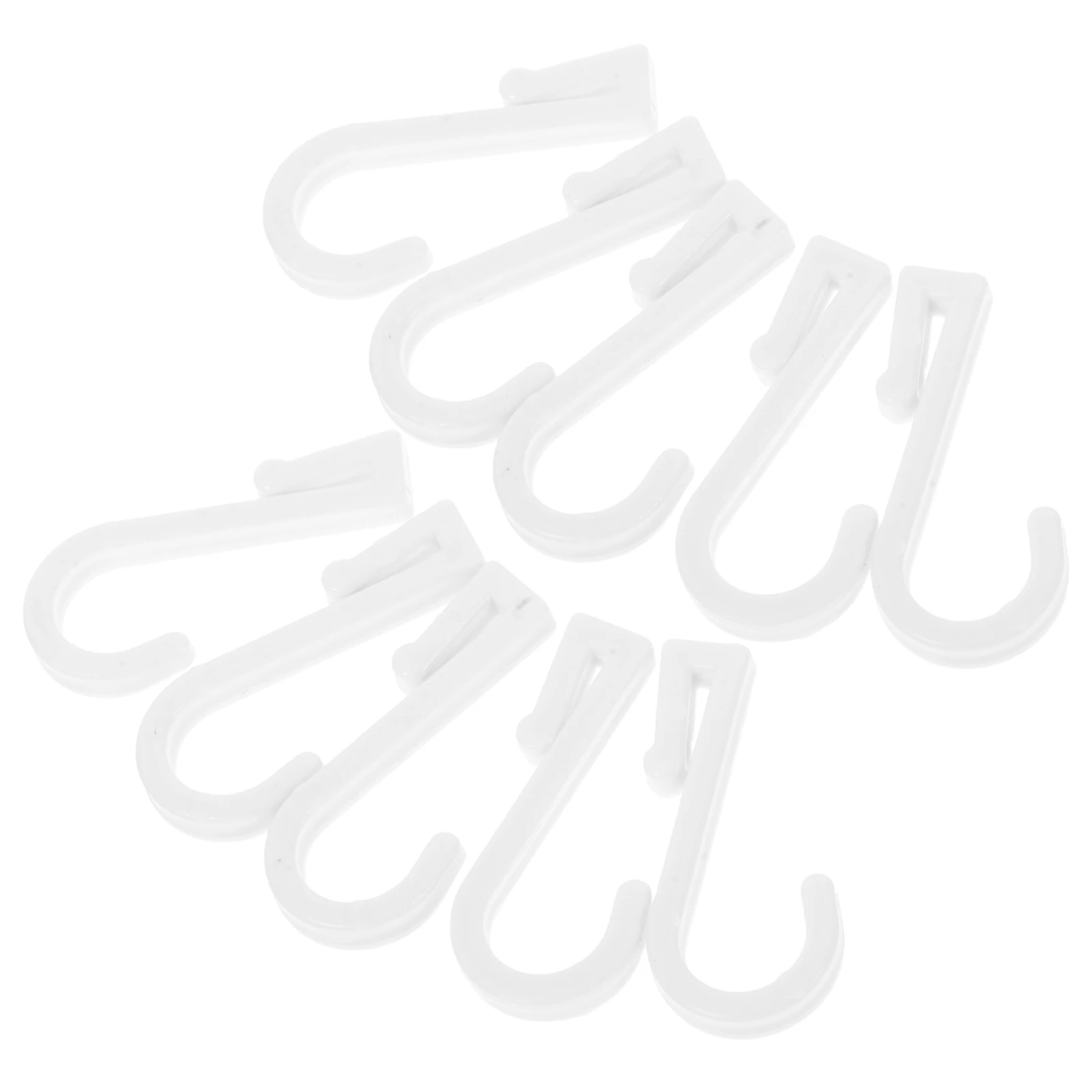 

10pcs Hooks Plastic Pegboard Simple Design Versatile Towel Hooks For Hanging Use Kitchen Storage Hanging Clothes Towels Bags