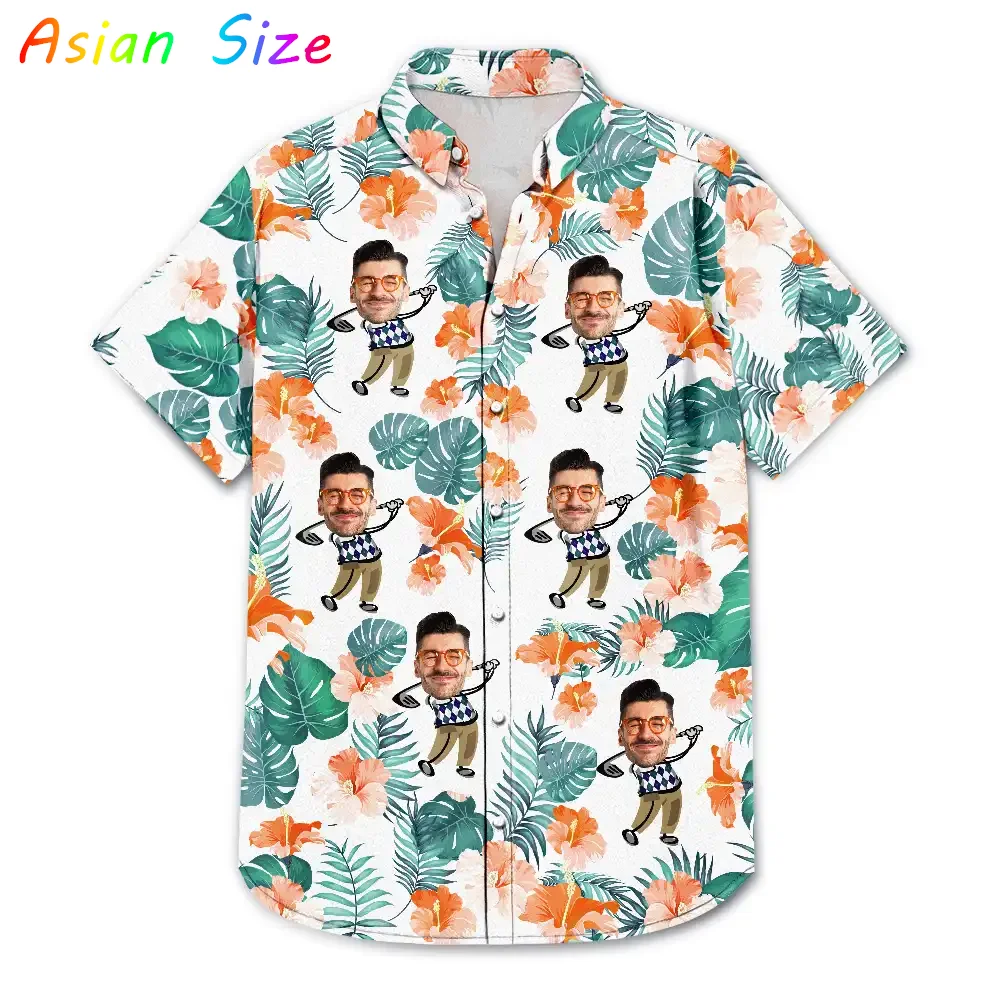 

Забавные тропические растения, гавайский стиль, с вашей фотографией, 3D-печать, пуговицы, сделай сам, гавайские рубашки, дизайн с коротким рукавом, блузки, одежда, топы