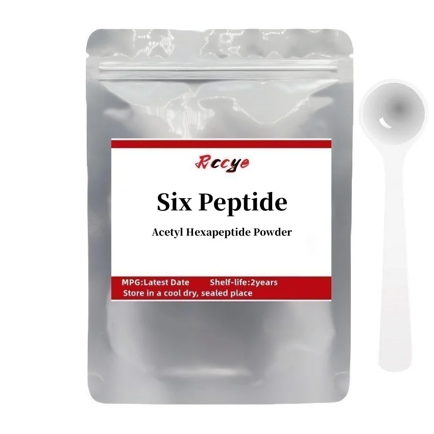 Six Peptide Powder, acetyl Hexapeptide,ต่อต้านริ้วรอย,ให้ความชุ่มชื้น,ต่อต้านริ้วรอย,เครื่องสําอางดิบ,ทําด้วยมือ DIY ทําด้วยมือของคุณเอง Solution