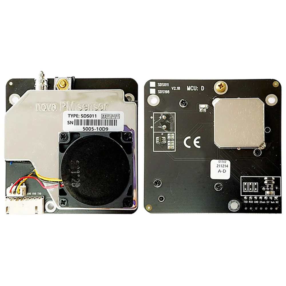SDS011 PM2.5 Laser Particle Sensor Digital Output Dust Air Quality Monitor Module for Electronics Environmental Monitoring 5V