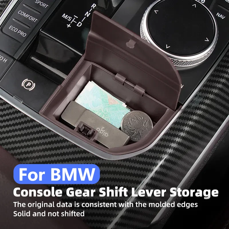 

ABS Car Console Gear Shift Lever Storage Box Central Organizer Accessory For BMW Series3 G20 Serie4 G22 G23 G26 X3X4 G01 G02 LHD