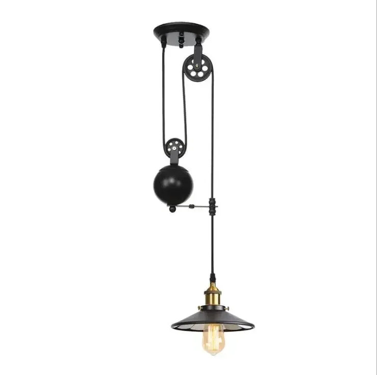Personalized creative retro industrial Pendant Lamp with lens simple Restaurant Bar corridor coffee shop Chandelier