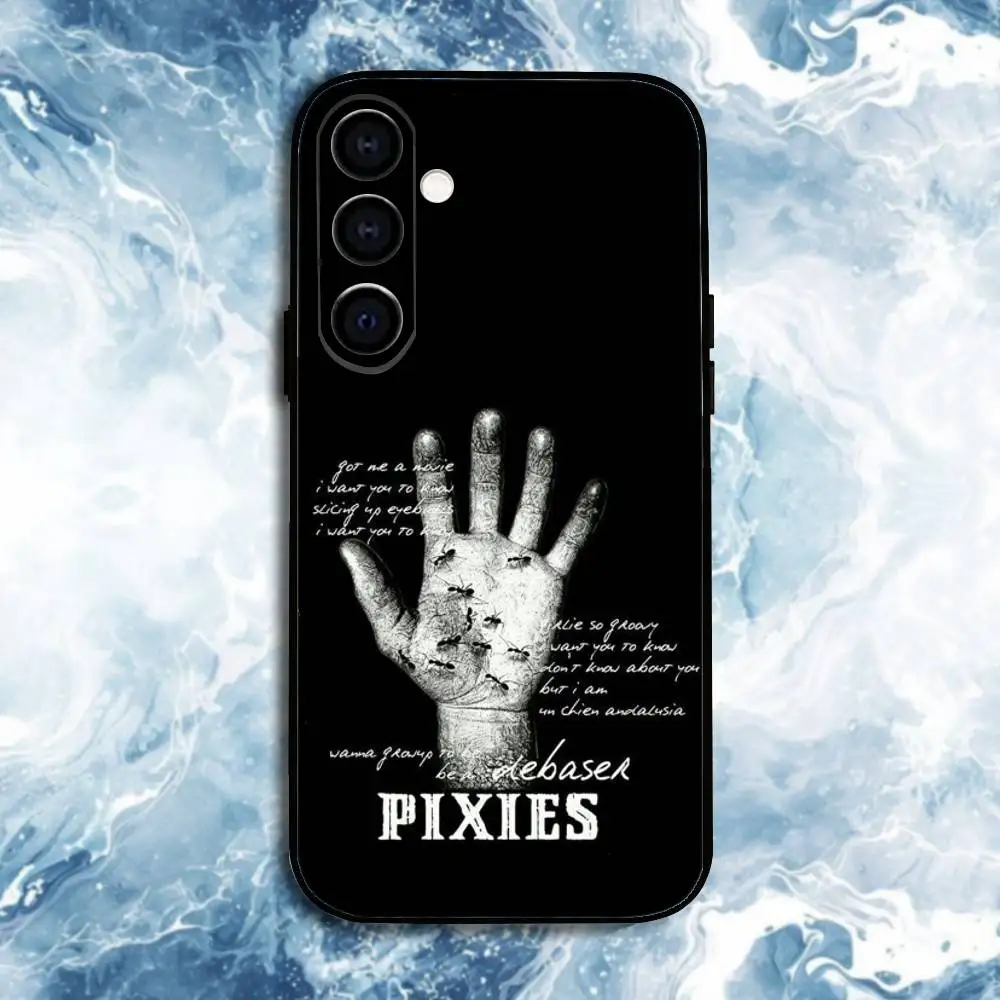 Casing Ponsel P-Pixies D-Doolittle untuk Samsung Galaxy A73,A72,A71,A70,A53,A52,A51,Lainnya Cangkang Hitam Lembut