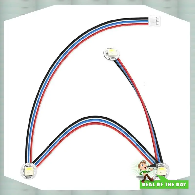 

24-часовая доставка, полностью собранный светодиод для Voron 2.4 Stealthburner с 3 светодиодами RGBW Mini Button U4LD