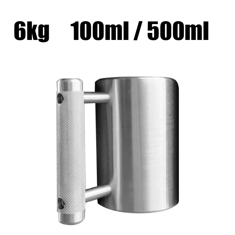 6kg Heavy Mug 13.2lbs Dumbbell AISI304 Stainless Steel Material 100ml 500ml Capacity For Available