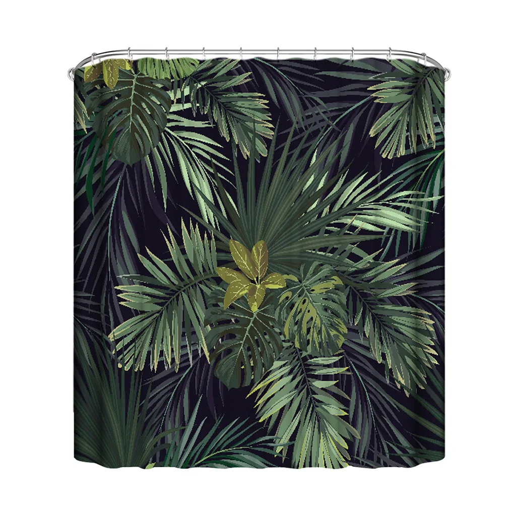 

3D водонепроницаемая занавеска для душа, полиэстеровая драпировка для ванны, не выцветающий декор для ванной комнаты, тип 1, 180*200 см