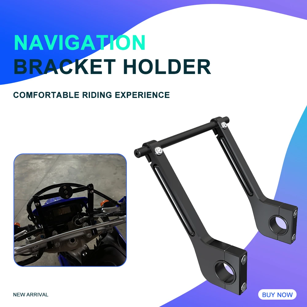 

12mm GPS Holder Bracket Motorcycle Navigation Roadbook Mounting Arms Kit For Honda CRF300L CRF 300 Rally CR CRF CRFX 125 250 450