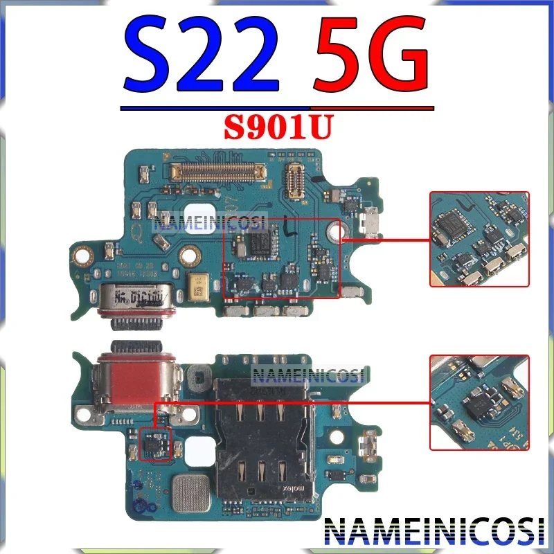 Usb Dock Charger Port for Samsung Galaxy S22 S23 Plus Ultra S901 S906 S908 S911 S916 S918 0 B U N Charging Board Module