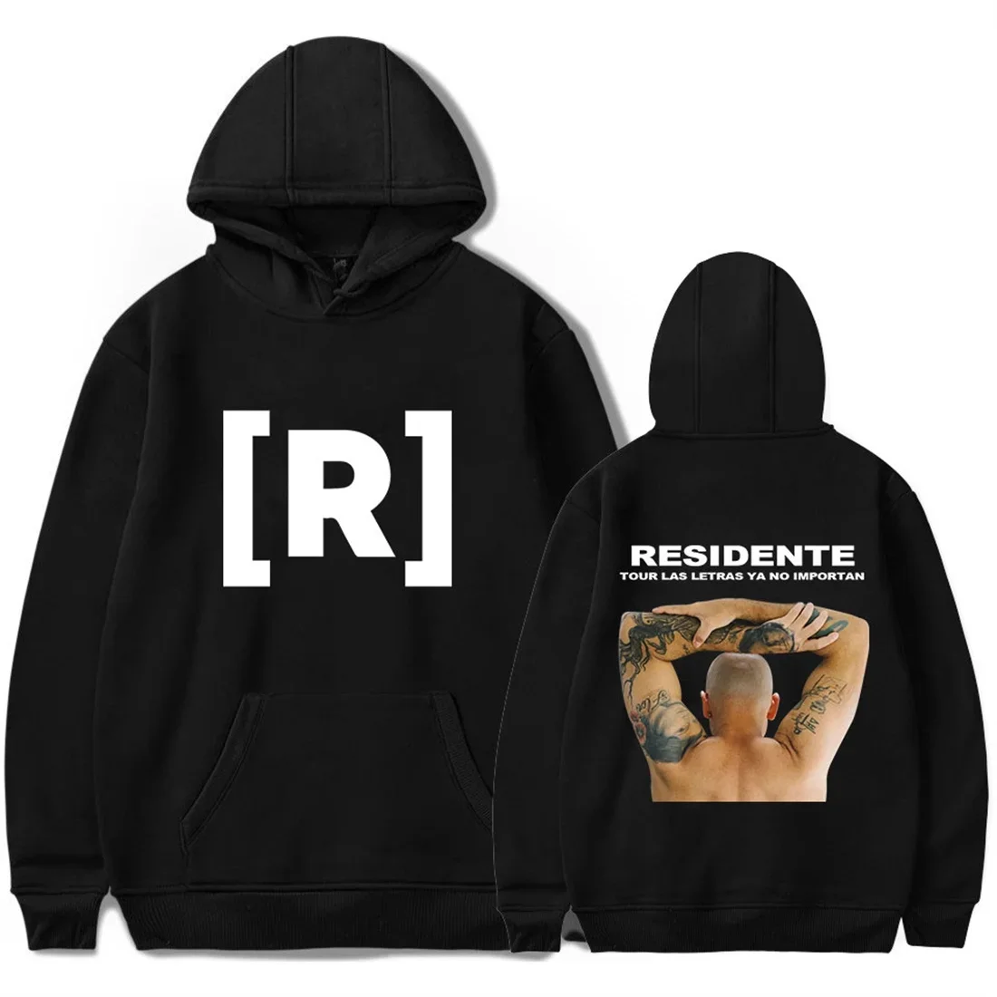 

Residente Las Letras Ya No Importan Tour 2024 Hoodie Cosplay Sweatshirt Hip Hop Pullover