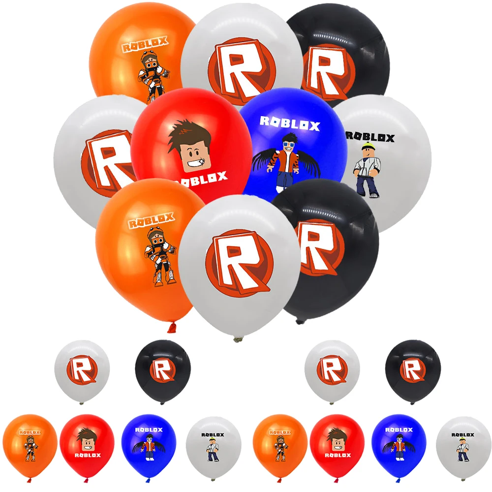 新しい12個入り Roblox パーティーバルーン 12インチ ラテックスバルーンセット ベビーシャワー 男の子 女の子 Roblox 誕生日パーティー飾り付け 子供 おもちゃ ギフト