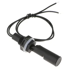 1 pz interruttore a galleggiante sensore di rilevamento del livello dell'acqua del fluido sensore di livello del liquido nero 12v 24v regolatore automatico della pompa dell'acqua