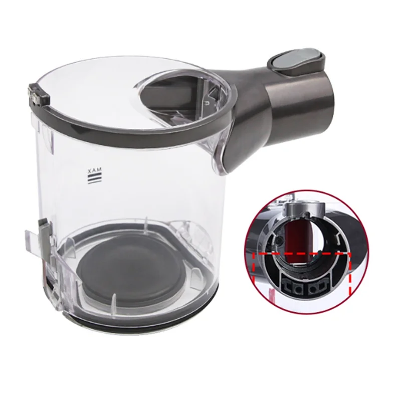 

AONEQ-3PCS Vacuum Cleaner Dust Cup Parts For Dyson V6 B Interface Vacuum Cleaner Accessories Replacement Parts